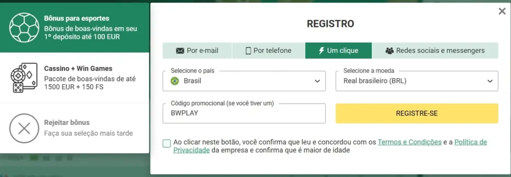 Código rodadas grátis blaze